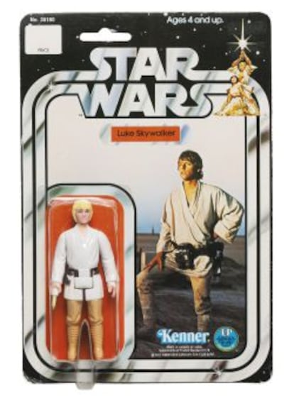 Una figura de Luke Skywalker, subastada por 25.000 dólares en Sotheby's