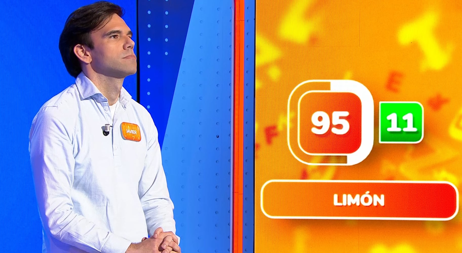 Un momento de la nueva prueba final de 'Pasapalabra', 'AlaZ'. Ahora, en ocasiones, cambia el plano que se muestra durante el juego.