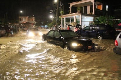 Las inundaciones en el municipio de Poza Rica en Veracruz (México) propiciadas por el paso del huracán 'Ingrid '.