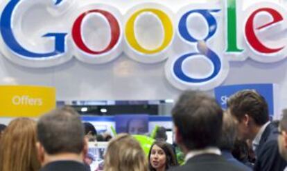 Asistentes a una conferencia sobre Google en Nueva York