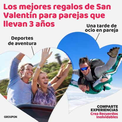 Si la idea de Groupon de “deporte de aventura” es una montaña y rusa y “una tarde de ocio en pareja” es un fornido monitor posándose sobre tu media naranja, no dudamos que su concepto de “los mejores regalos” debe ser infalible.