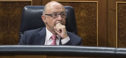 Cristóbal Montoro, ministro de Hacienda y Administraciones Públicas