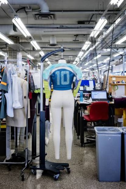 All the outfits are made at a workshop inside Cirque du Soleil headquarters in Montreal.