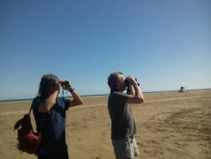 Observadores de pájaros en la pasada edición del festival