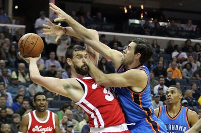 Marc Gasol y Collison.