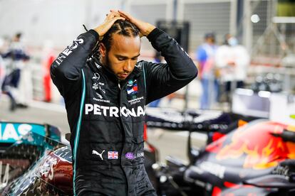 Lewis Hamilton, durante el gran premio de Bahréin del pasado fin de semana.