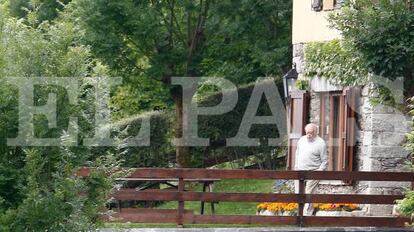 Pujol at his wife's family home in Queralbs (Girona).