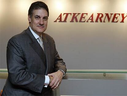 Paul Laudicina, el martes pasado, en la sede madrileña de A.T. Kearney.