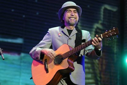 Joaquín Sabina, en un concierto de su última gira.