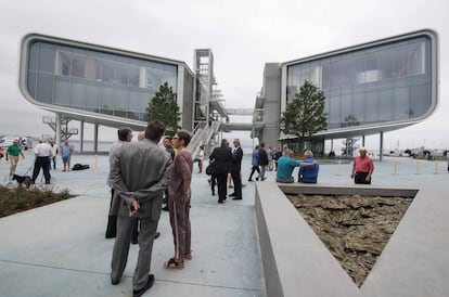 Imagen del Centro Botín el día de su inauguración, el 23 de junio de 2017.