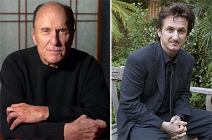 Robert Duvall, a la izquierda, y Sean Penn.