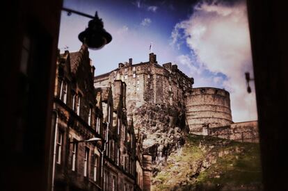 Vista del castillo de Edimburgo, en la capital escocesa.