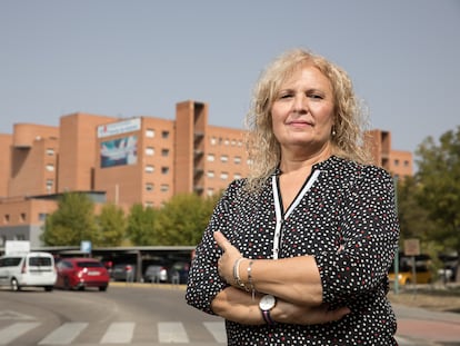 Benita Chaparro, encargada del servicio de limpieza del Hospital Universitario Príncipe de Asturias de Alcalá de Henares (Madrid).