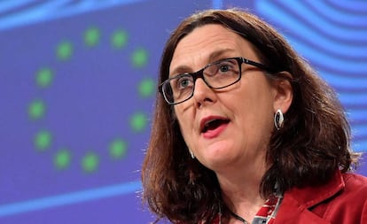 La comisaria de Comercio, Cecilia Malmström.