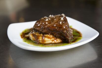 The beef cheek at La Cuchara de San Telmo melts in your mouth.