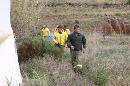 Labores de búsqueda del dispositivo especial para localizar el paradero de Gabriel. Se prevé que se amplíe el perímetro de búsqueda en dos kilómetros, según ha informado el servicio Emergencias 112 Andalucía, el 1 de marzo.