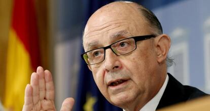 El ministro de Hacienda en funciones, Cristóbal Montoro.