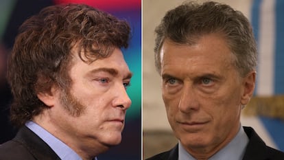 Javier Milei y Mauricio Macri