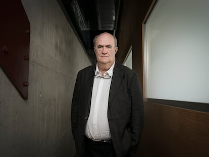 El escritor irlandés Colm Tóibín, el pasado miércoles en Barcelona.