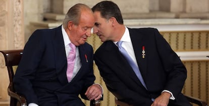 Acto de sanción de la ley de abdicación del Rey Juan Carlos.