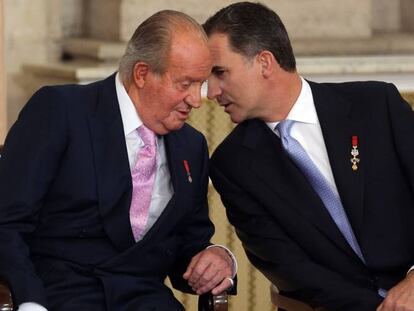 Acto de sanción de la ley de abdicación del Rey Juan Carlos.