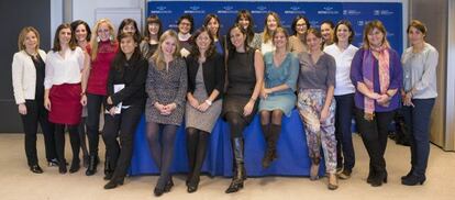 Integrantes de la primera promoci&oacute;n del proyecto Liderazgo Femenino de Mutua Madrile&ntilde;a.