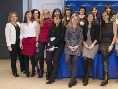 Integrantes de la primera promoci&oacute;n del proyecto Liderazgo Femenino de Mutua Madrile&ntilde;a.