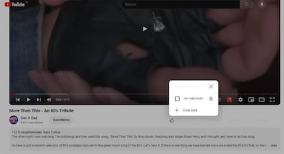 Crear lista YouTube