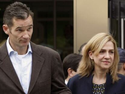 La infanta Cristina y su esposo, I&ntilde;aki Urdangar&iacute;n, en noviembre de 2012.