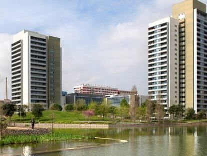 Residencial Isla Cielo en Barcelona, propiedad de Hispania Activos Inmobiliarios.