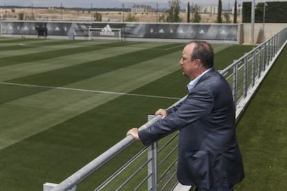Rafa Benítez, el día de su presentación en el Real Madrid.
