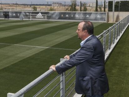 Rafa Benítez, el dia de la seva presentació al Reial Madrid.