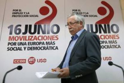 El secretario general de CCOO, Ignacio Fernández Toxo. EFE/Archivo