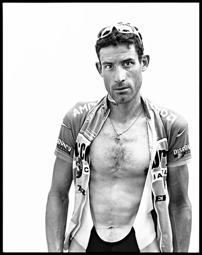 George Hincapie(Nueva York, 1973). "El pelotón es un lugar más tolerante" (Carcasona, 14-7-2006, Tour).