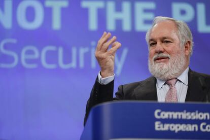 El comisario europeo de Energía, Miguel Arias Cañete