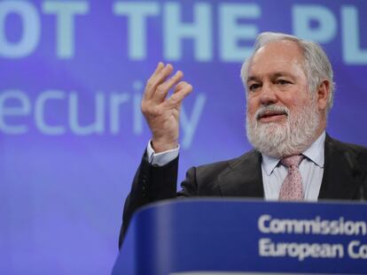 El comisario europeo de Energía, Miguel Arias Cañete