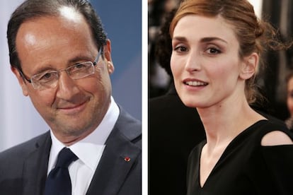 Francois Hollande y Julie Gayet. 