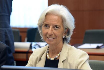 La directora gerente del FMI, Christine Lagarde.