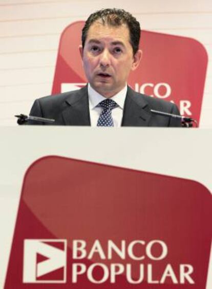 El consejero delegado del Banco Popular, Francisco Gmez. EFE/Archivo