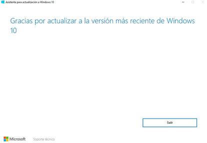 Asistente de actualización a Windows 10