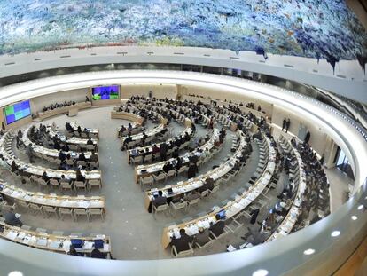 Reuni&oacute;n del Consejo de Derechos Humanos de la ONU en Ginebra (Suiza).
