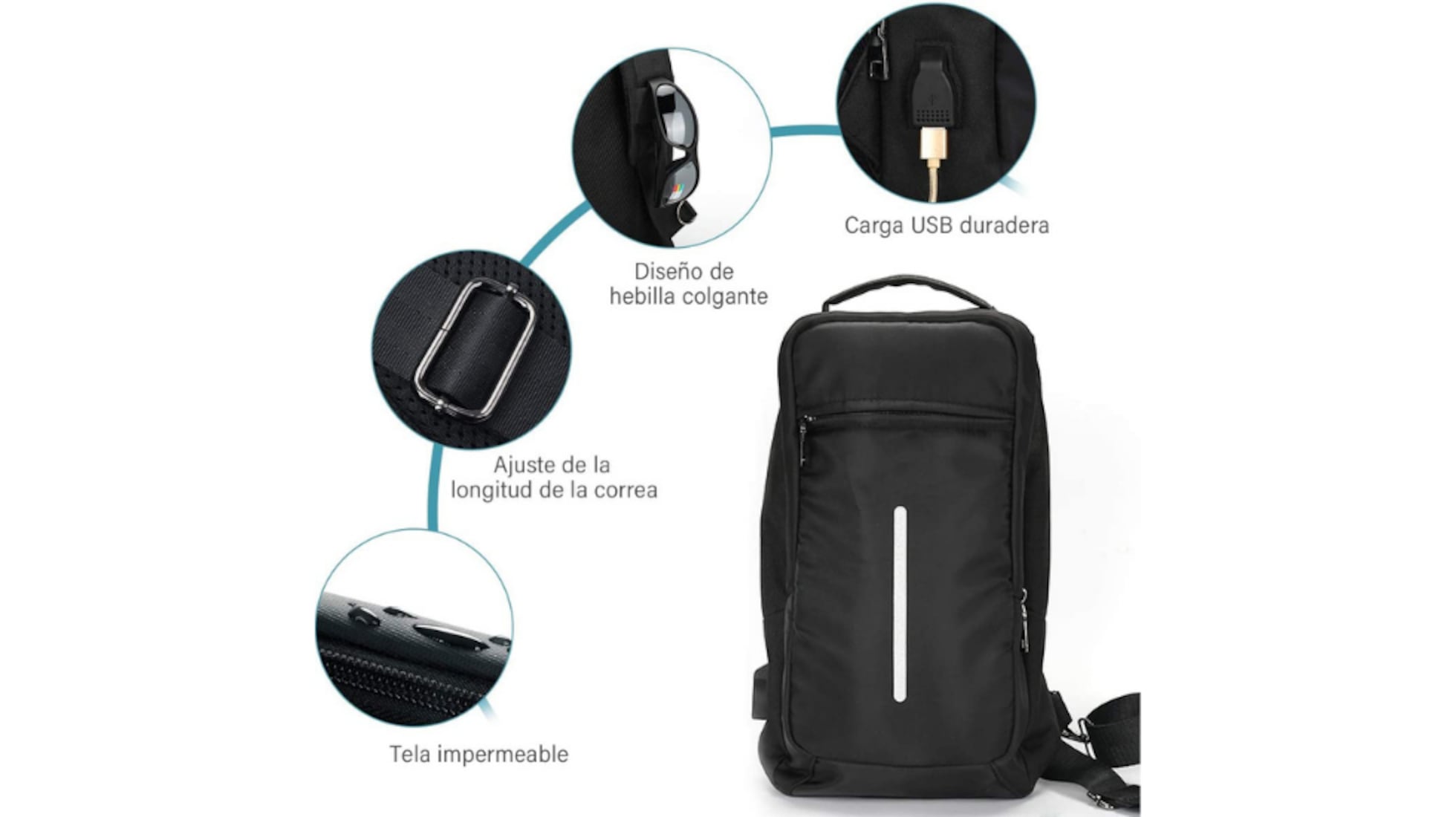 Con puerto de carga USB asi es la mochila para laptop impermeable con un 40 de descuento Estilo de vida Escaparate EL PAIS Mexico