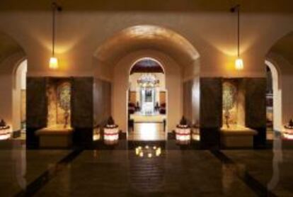 Entrada del hotel La Mamounia.