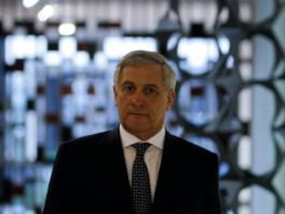 El vicepresidente de la Comisión Europea (CE) Antonio Tajani. EFE/Archivo