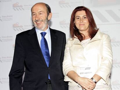 Alfredo Pérez Rubalcaba y Elsa Granda