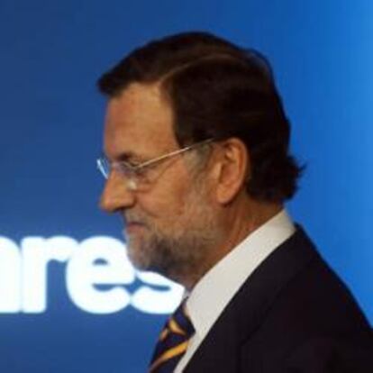 Mariano Rajoy, antes una rueda de prensa