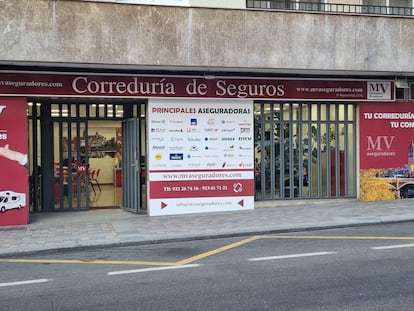 Sede en Salamanca de MV Aseguradores.