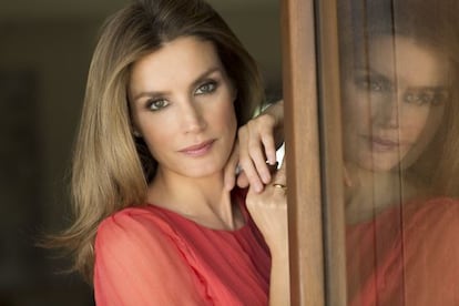 A portrait of Princess Letizia on the occasion of her 40th birthday last year. 