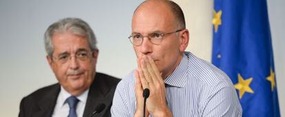 Enrico Letta, el miércoles en Roma.