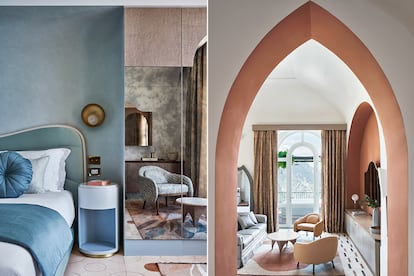 El año pasado diseñó varias habitaciones para el Palazzo Avino de Ravello, un cinco estrellas de la Costa Amalfitana.